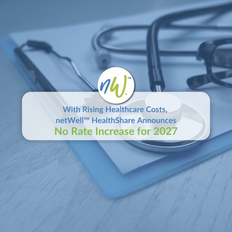 netWell HealthShare announces no rate increase for 2027.